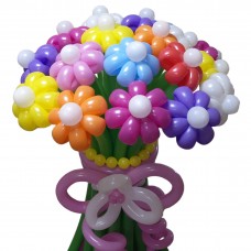 Букет з куль 21 ромашка